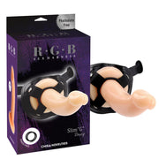 RGB - Strap-On Voorbinddildo - Slim G - Lengte 19 cm-Laced-up.nl