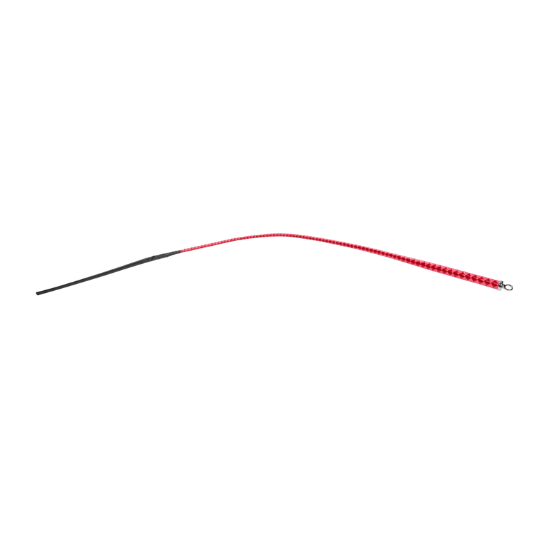 RISE - BDSM Zweep - Feather Slim Single Tail - Rood/Roze-Erotiekvoordeel.nl
