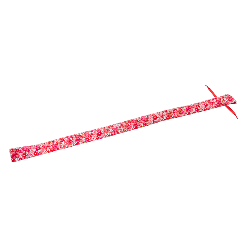 RISE - BDSM Zweep - Feather Slim Single Tail - Rood/Roze-Erotiekvoordeel.nl