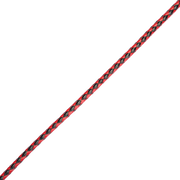 RISE - BDSM Zweep - Feather Soft Single Tail - Rood/Zwart-Erotiekvoordeel.nl