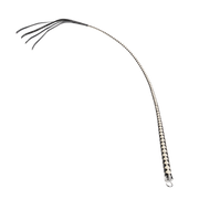 RISE - Japanse Bull Whip - 120 cm - Zwart/Wit-Erotiekvoordeel.nl