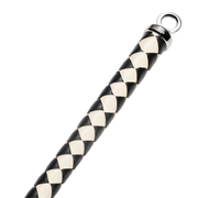 RISE - Japanse Bull Whip - 120 cm - Zwart/Wit-Erotiekvoordeel.nl