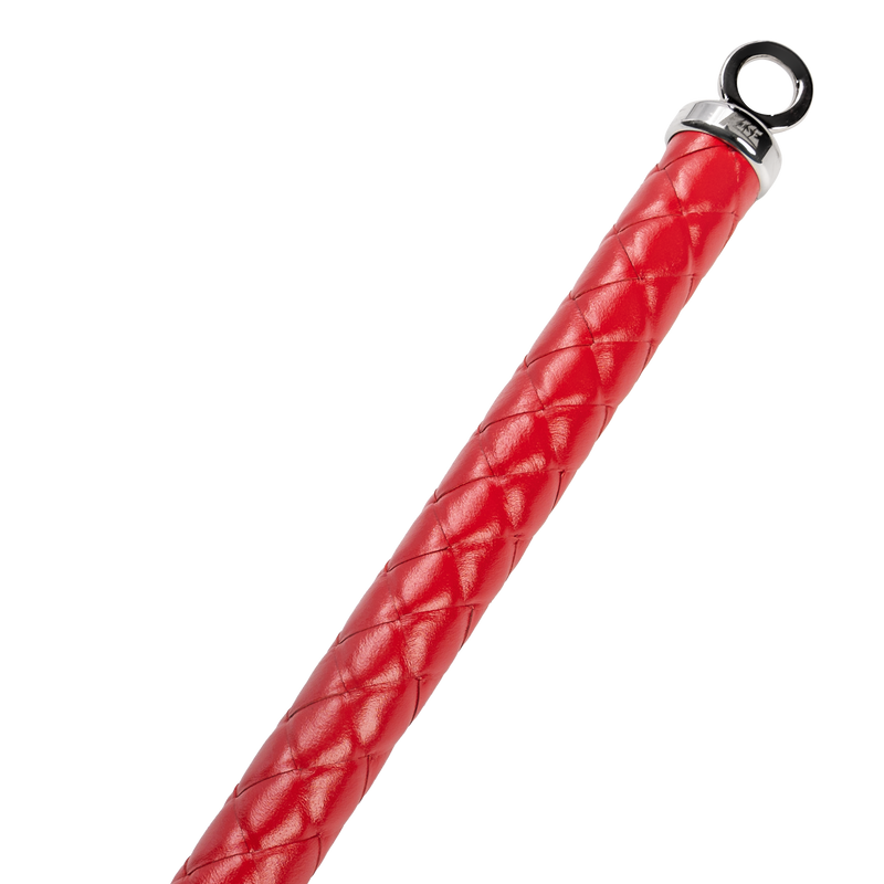 RISE - Lange Flogger met Zachte Strengen - Rood-Erotiekvoordeel.nl