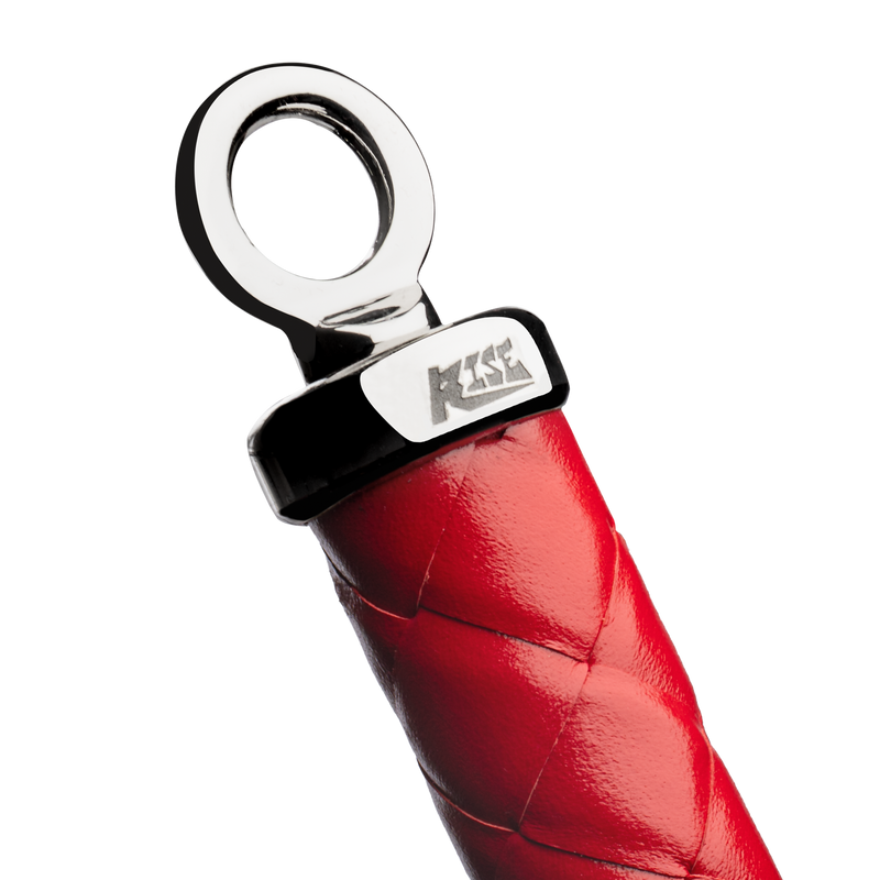 RISE - Lange Flogger met Zachte Strengen - Rood-Erotiekvoordeel.nl