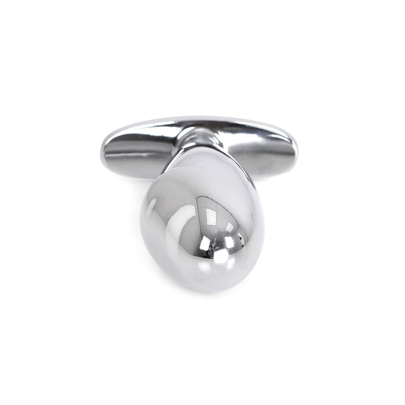 Kiotos - RVS Buttplug Met ribbel Voor prostaat stimulatie En Handvat-Laced-up.nl