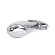 Kiotos - RVS Buttplug Met ribbel Voor prostaat stimulatie En Handvat-Laced-up.nl