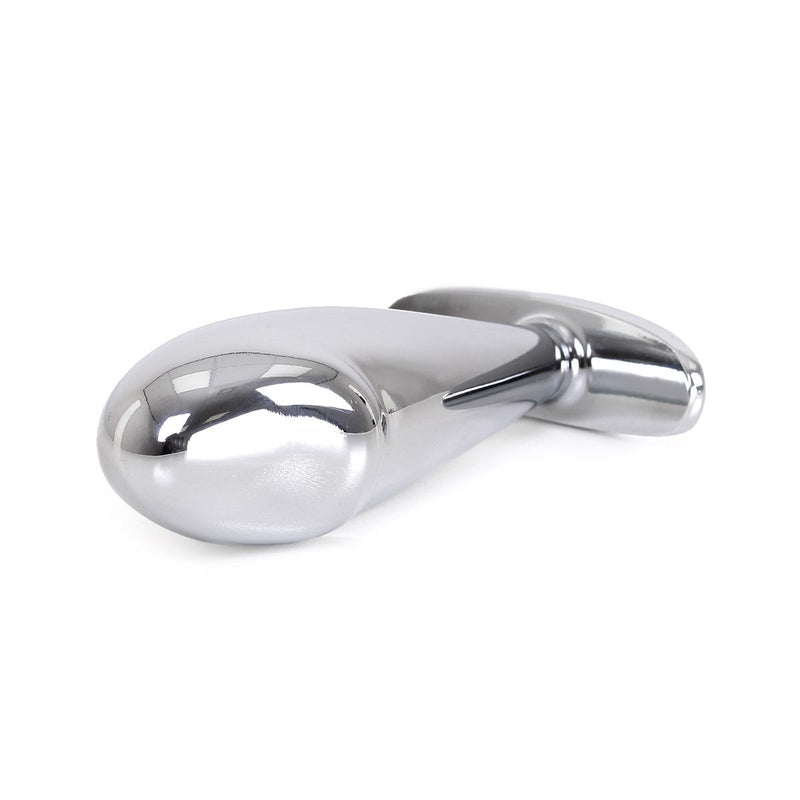 Kiotos - RVS Buttplug Met ribbel Voor prostaat stimulatie En Handvat-Laced-up.nl