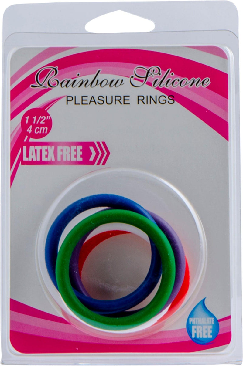 Rainbow Pleasure Rings - Cockringen Set - 5 kleuren-laced-up.nl
