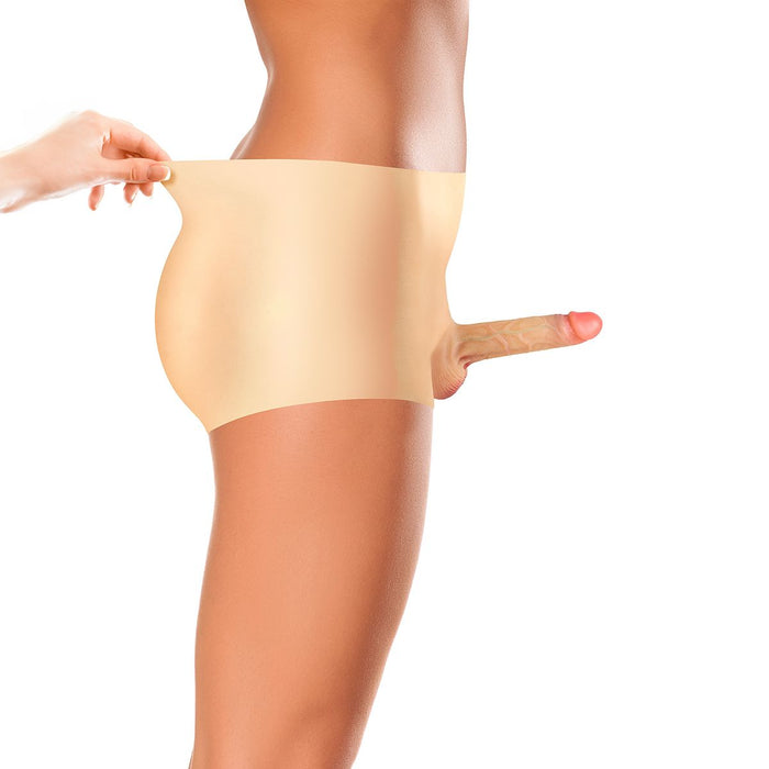 Real Body - Bodysuit - Female to Male - Mannelijk Onderlichaam met Massieve Penis - Verkrijgbaar in 2 maten-Laced-up.nl