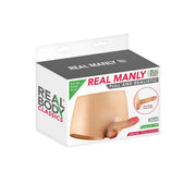Real Body - Bodysuit - Female to Male - Male Lower Body with Massive Penis - Available in 2 sizes - Laced-up.nl