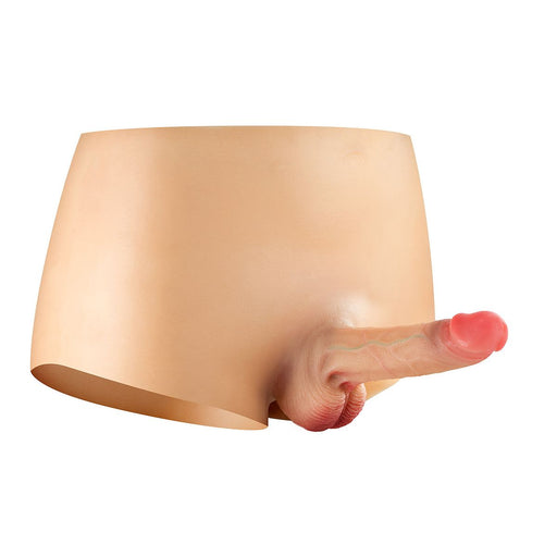 Real Body - Bodysuit - Female to Male - Mannelijk Onderlichaam met Massieve Penis - Verkrijgbaar in 2 maten-Laced-up.nl