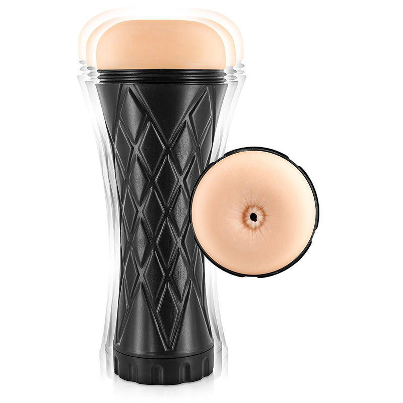 Real Body - Real Cup - Vibrerende Masturbator Cup - Anus - 7 standen-Laced-up.nl