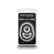 Renegade - Cradle - Siliconen Cockring - Zwart-laced-up.nl