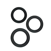 Renegade - Diversity Rings - Rekbare Cockringen Set - Zwart-laced-up.nl