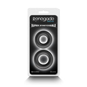Renegade - Erectus - Rekbare Cockringen Set - Zwart-laced-up.nl