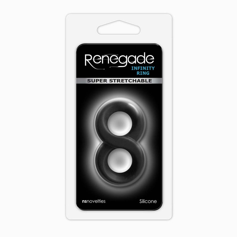 Pipedream - Renegade - Infinity Ring - Dubbele Cockring - Zwart-laced-up.nl