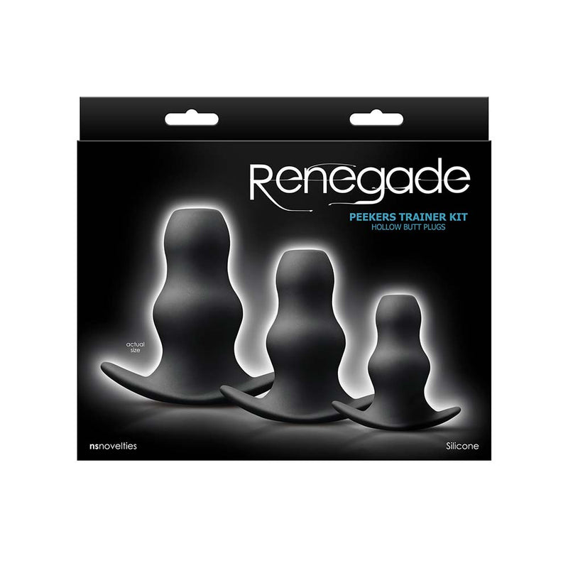 Renegade - Peeker Kit - Buttplug-Set - Schwarz - laced-up.nl