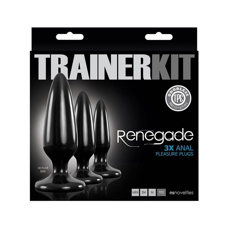 Renegade - Pleasure Plug Set - 3 stuks-Erotiekvoordeel.nl