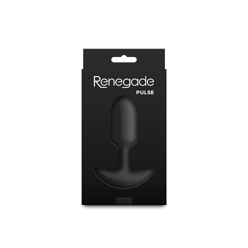 Renegade - Pulse - Vibrerende Buttplug - Zwart-Erotiekvoordeel.nl