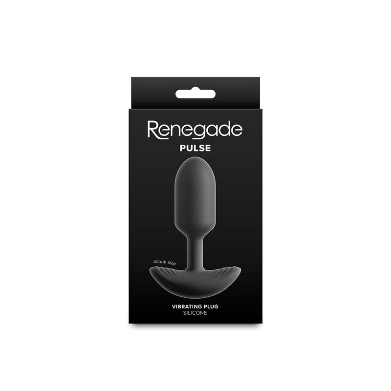 Renegade - Pulse - Vibrerende Buttplug - Zwart-Erotiekvoordeel.nl