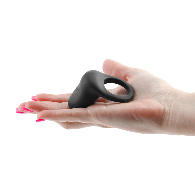 Renegade - Regal Vibrerende Siliconen Ring - Zwart-Erotiekvoordeel.nl