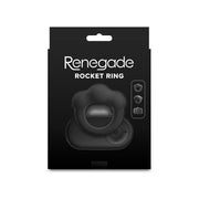 Renegade - Rocket - Vibrerende Cockring met Afstandsbediening - Zwart-Erotiekvoordeel.nl