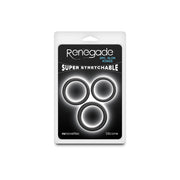 Renegade - Slim Rings - Cock Ring Set - 3 pieces - Black-Laced-up.nl