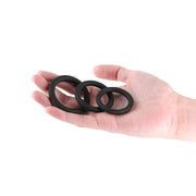 Renegade - Slim Rings - Cock Ring Set - 3 pieces - Black-Laced-up.nl