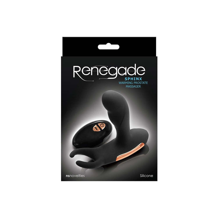 Renegade - Sphinx - Verwarmende Prostaat Massager - Zwart-Laced-up.nl