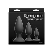 Renegade - Triple Strike - Analplug-Set - Schwarz-Laced-up.nl