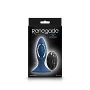 Renegade - V2 - Vibrerende Buttplug - Blauw-laced-up.nl