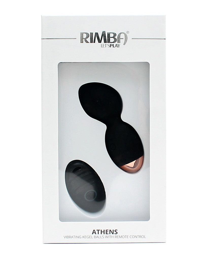 Rimba - Athens - Vibrerende Eitjes Met remote Control - Zwart-Laced-up.nl