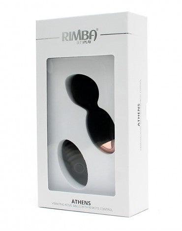 Rimba - Athens - Vibrerende Eitjes Met remote Control - Zwart-Laced-up.nl