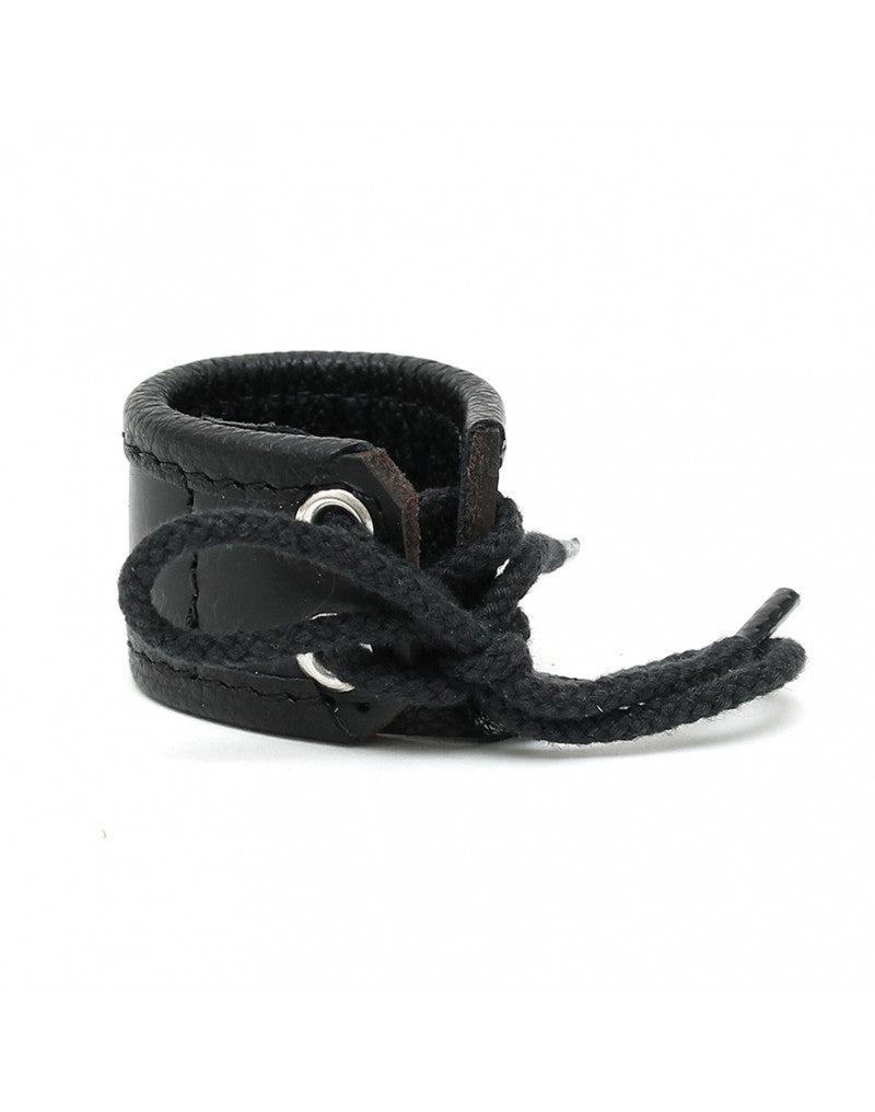 Rimba - Hodenspreizer aus Leder mit Schnürung - 3 cm hoch - Laced-up.nl