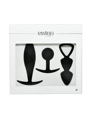 Rimba - Basel - Buttplug Set Van 3 - Zwart-Laced-up.nl