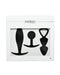 Rimba - Basel - Buttplug Set Van 3 - Zwart-Laced-up.nl