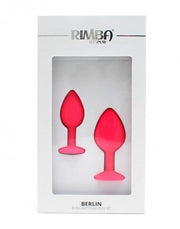 Rimba - Berlin - Bling Buttplug - Set Met 2 Buttplugs Met Kristal - Roze-Laced-up.nl