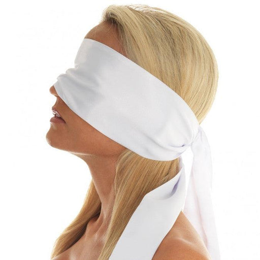 Rimba - Eye Mask - Also for Bondage - White - Nylon - Length 150 cm - Width 10 cm - Laced-up.nl