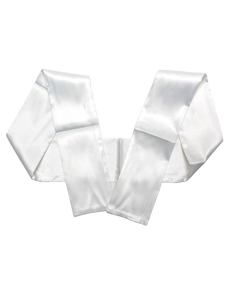 Rimba - Blinddoek - Ook Voor Bondage - Wit - Nylon - Lengte 150 cm - Breedte 10 cm-Erotiekvoordeel.nl