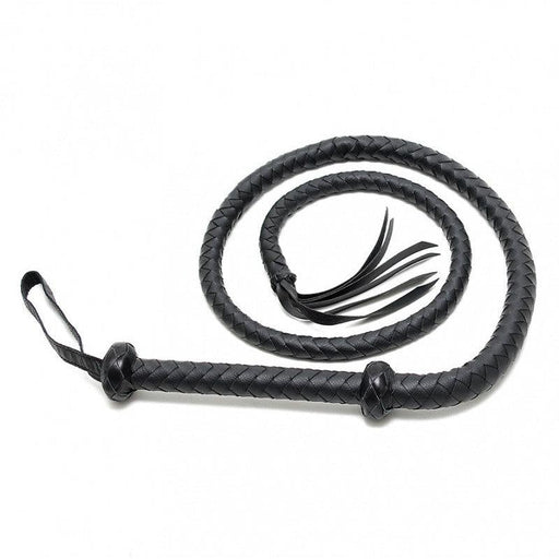 Rimba - Arabische Bullwhip - 150 cm - Zwart-Laced-up.nl