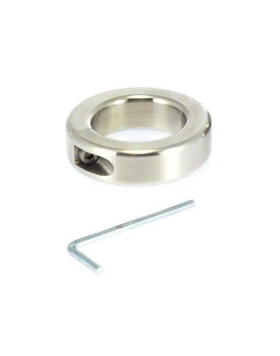 Rimba - Ball Stretcher - Chirurgisch Staal - 1.5 cm Hoog - Met InbusSleutel - 170 gram-Erotiekvoordeel.nl