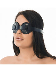 Rimba - Blinddoek - Leren Masker Met Bont Aan Binnenzijde-Laced-up.nl