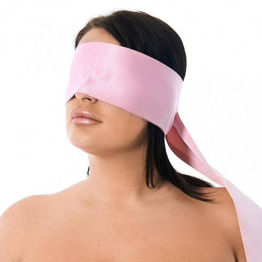 Rimba - Blinddoek - Ook Voor Bondage - Roze - Nylon - Lengte 150 cm - Breedte 10 cm-Laced-up.nl