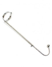 Rimba - Bondage Hook - Collar With Anal Hook - Connected To a Rod - Stainless Steel - Medical Grade - Laced-up.nl