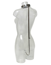 Rimba - Bondage Hook - Collar with Anal Hook - Connected to a Rod - Stainless Steel - Medical Grade - Laced-up.nl