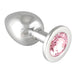 Rimba - Buttplug Groot Met Roze Kristal-Laced-up.nl