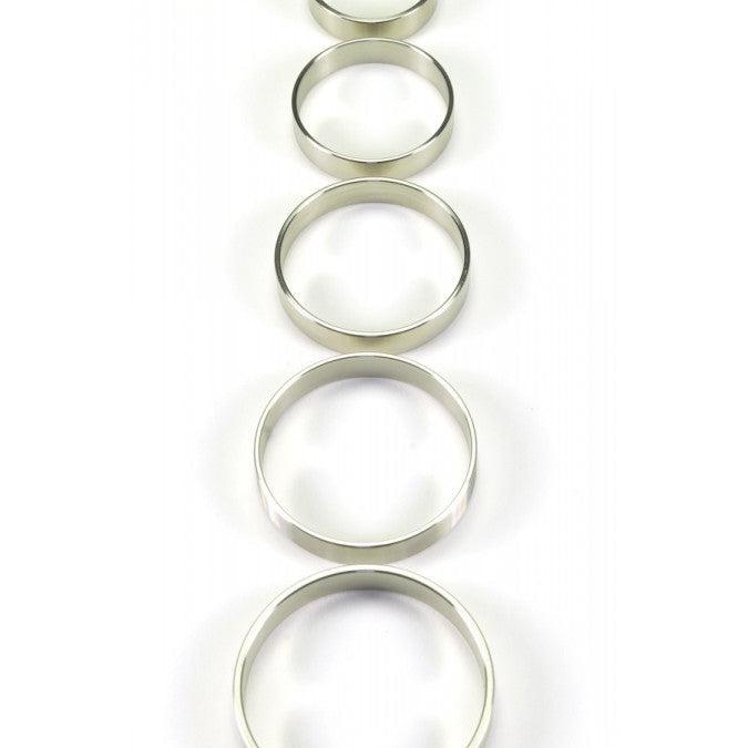 Rimba - Cockring In Hoogwaardig RVS - 1 cm Breed-Laced-up.nl