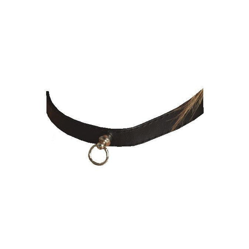 Rimba - Collar 1.5 cm Breed - Zwart leer-Laced-up.nl
