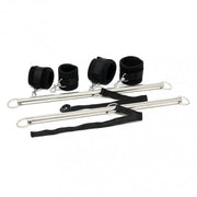 Rimba - Dubbele Spreader bar Met Zachte Boeien - Zwart-Laced-up.nl
