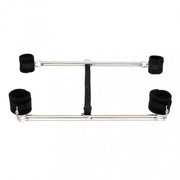 Rimba - Dubbele Spreader bar Met Zachte Boeien - Zwart-Laced-up.nl